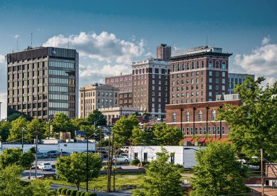 Aerial Photo Of Commercial Building In Downtown Columbus