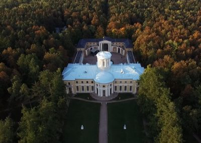 Aerial Picture Of Luxury Mansion In New Albany, OH